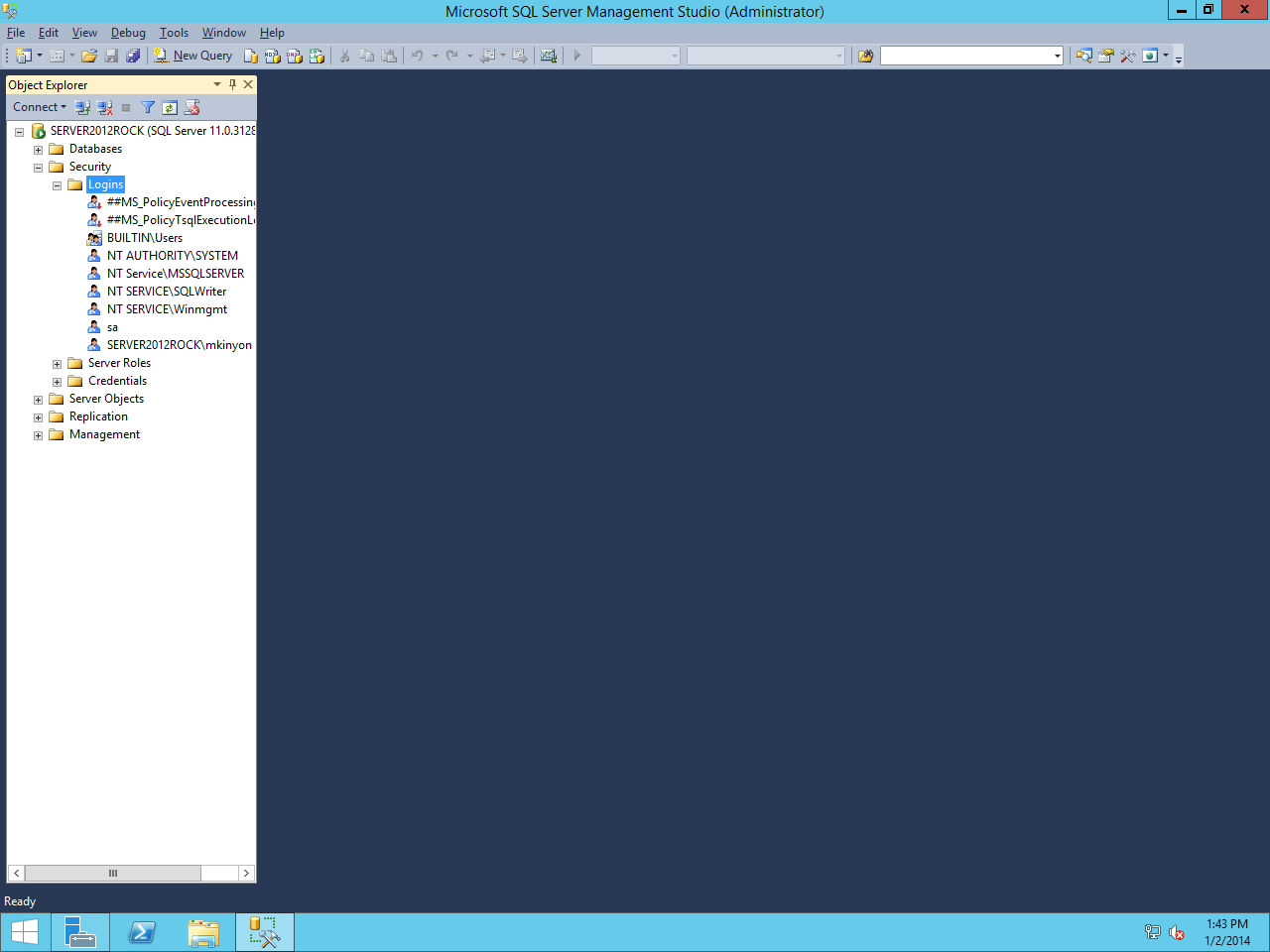 Object Explorer