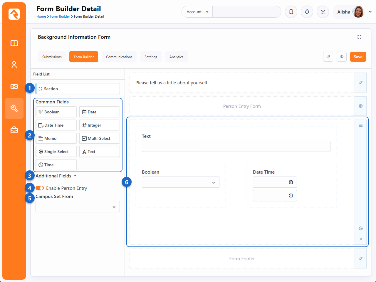 Adding Form Fields