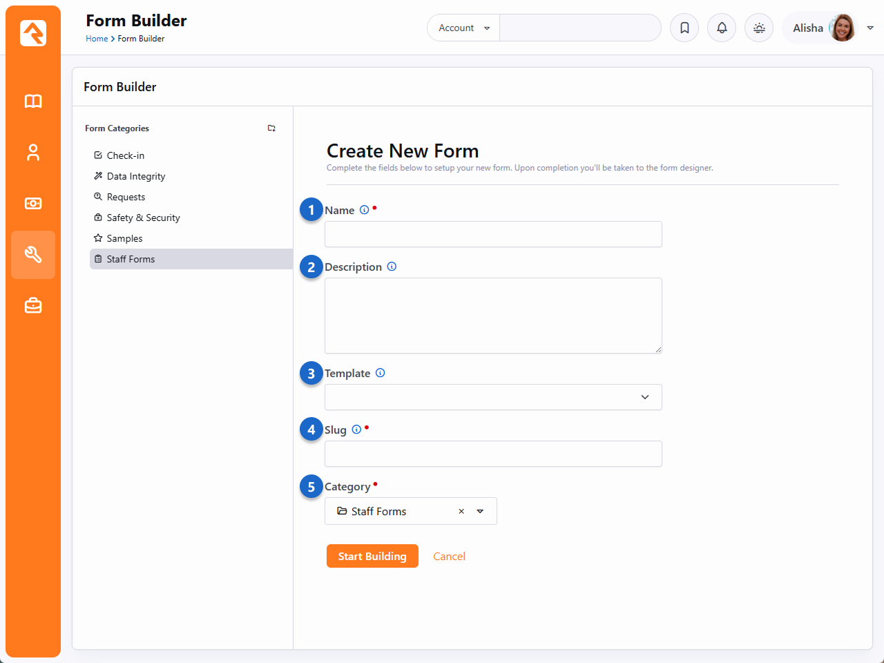 Create a Form