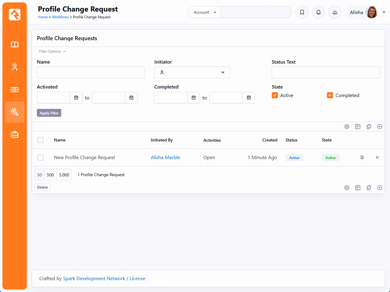 Manage Workflow