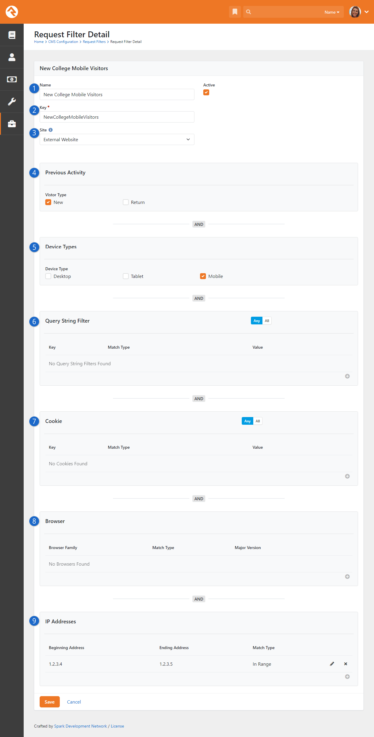 Request Filters