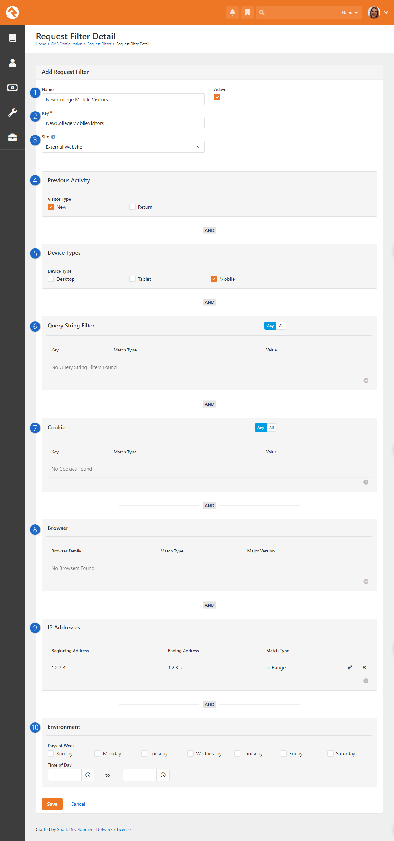 Request Filters