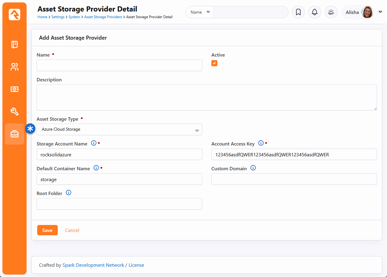 Asset Storage Provider - Azure Cloud Storage