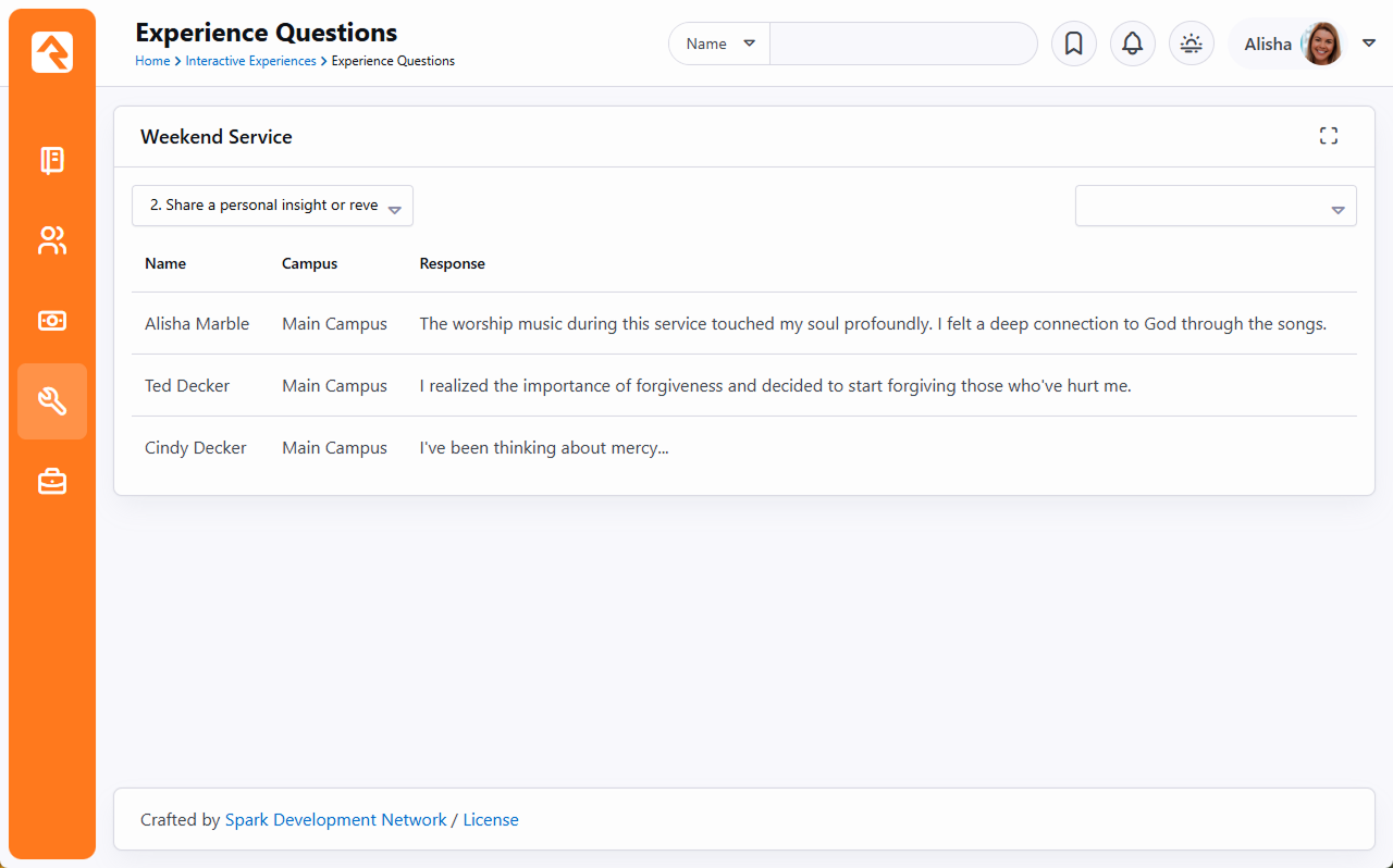 Experience Questions