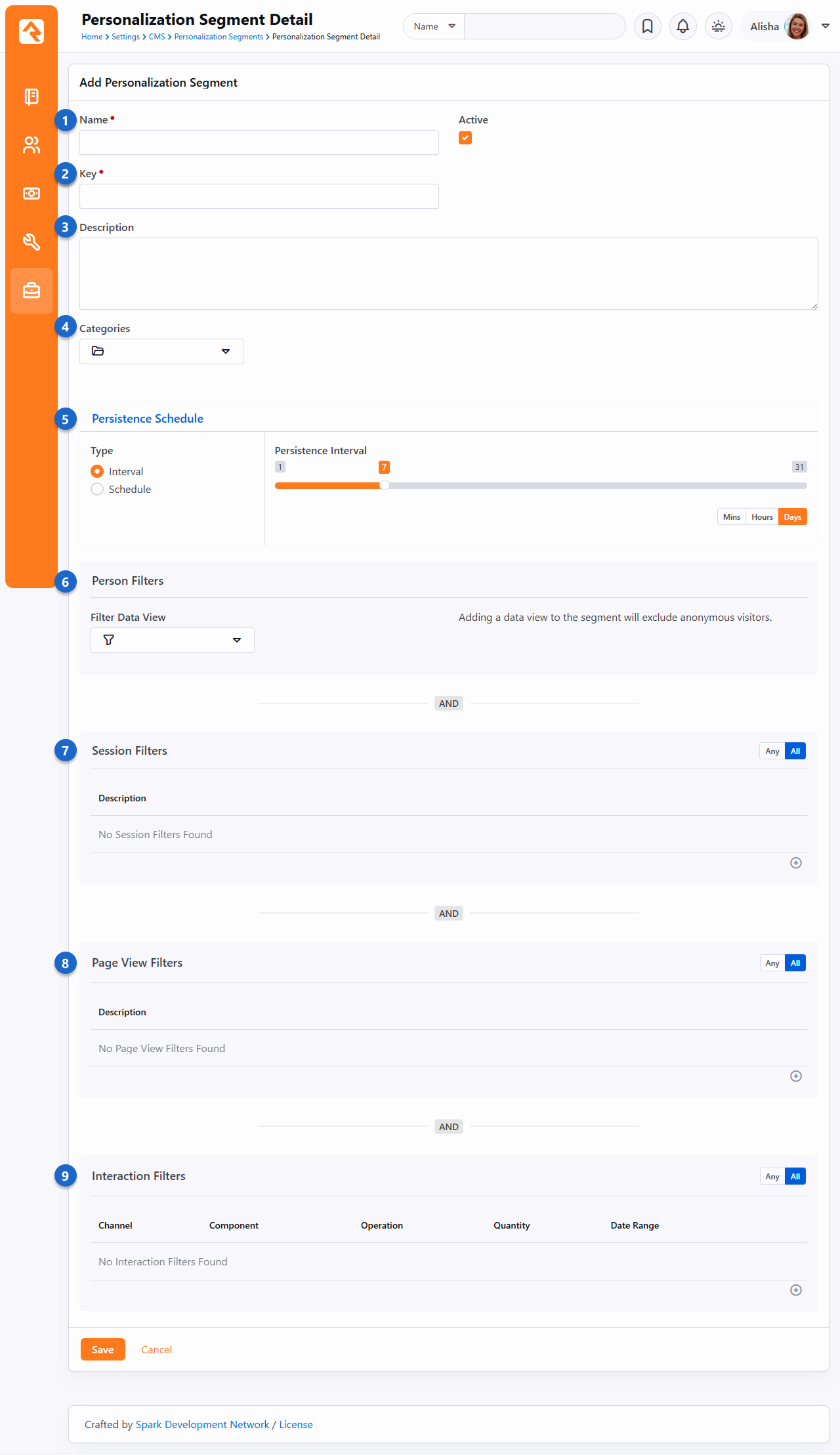 Personalization Segments