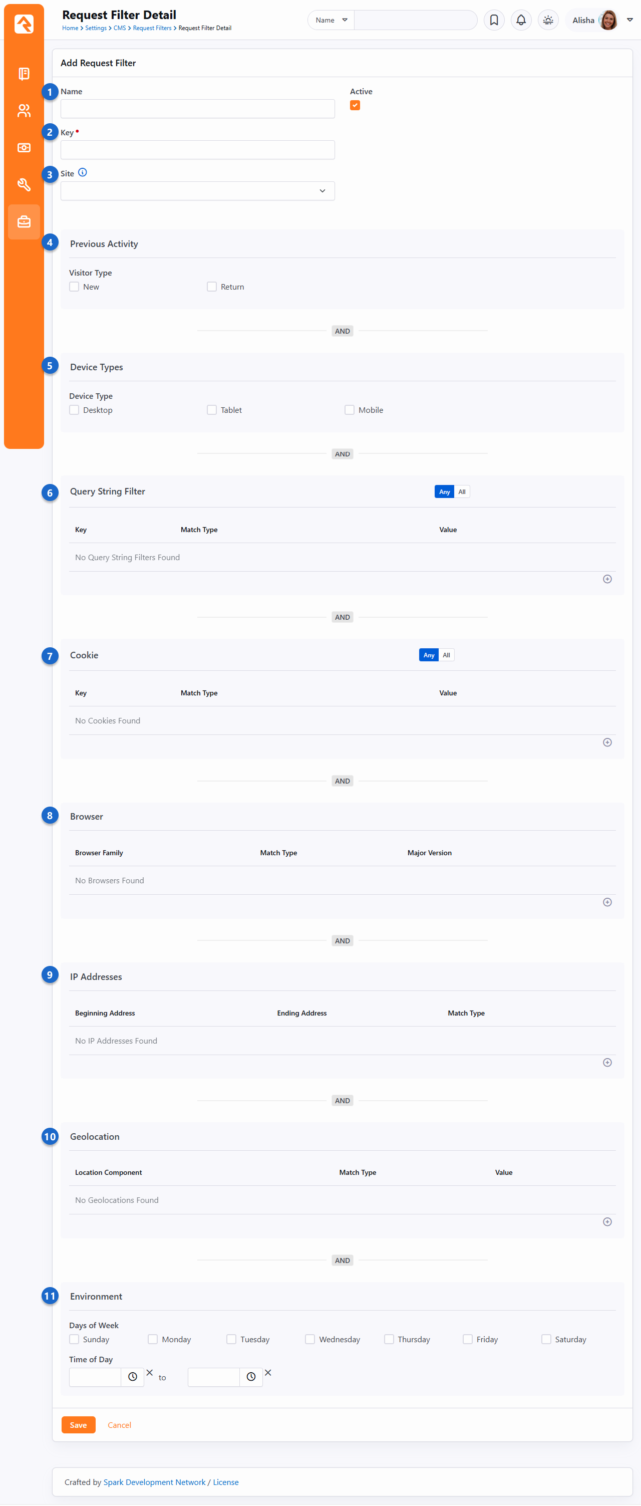 Request Filters