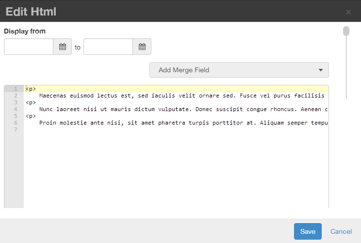 HTML Editor