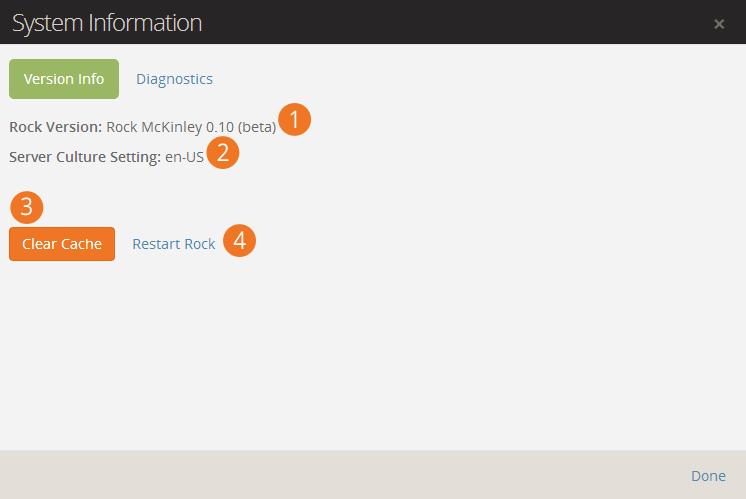 Info Dialog