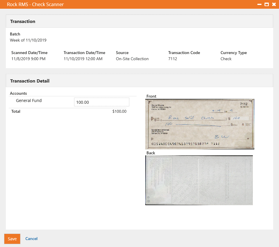 Transaction Details - Capture Enabled