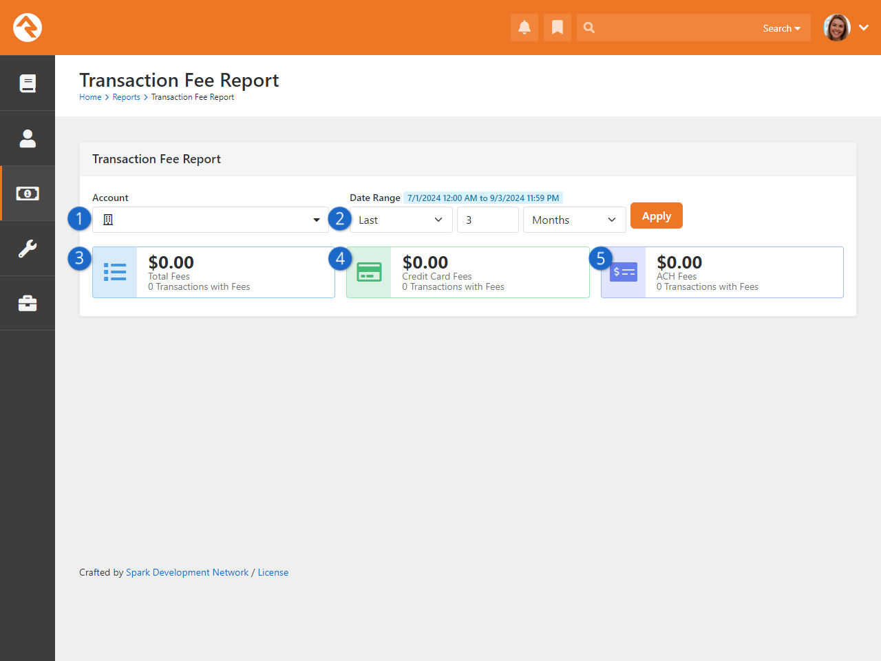 Transaction Fee Report