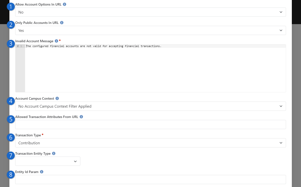 Utility Payment Entry Block Settings - 6