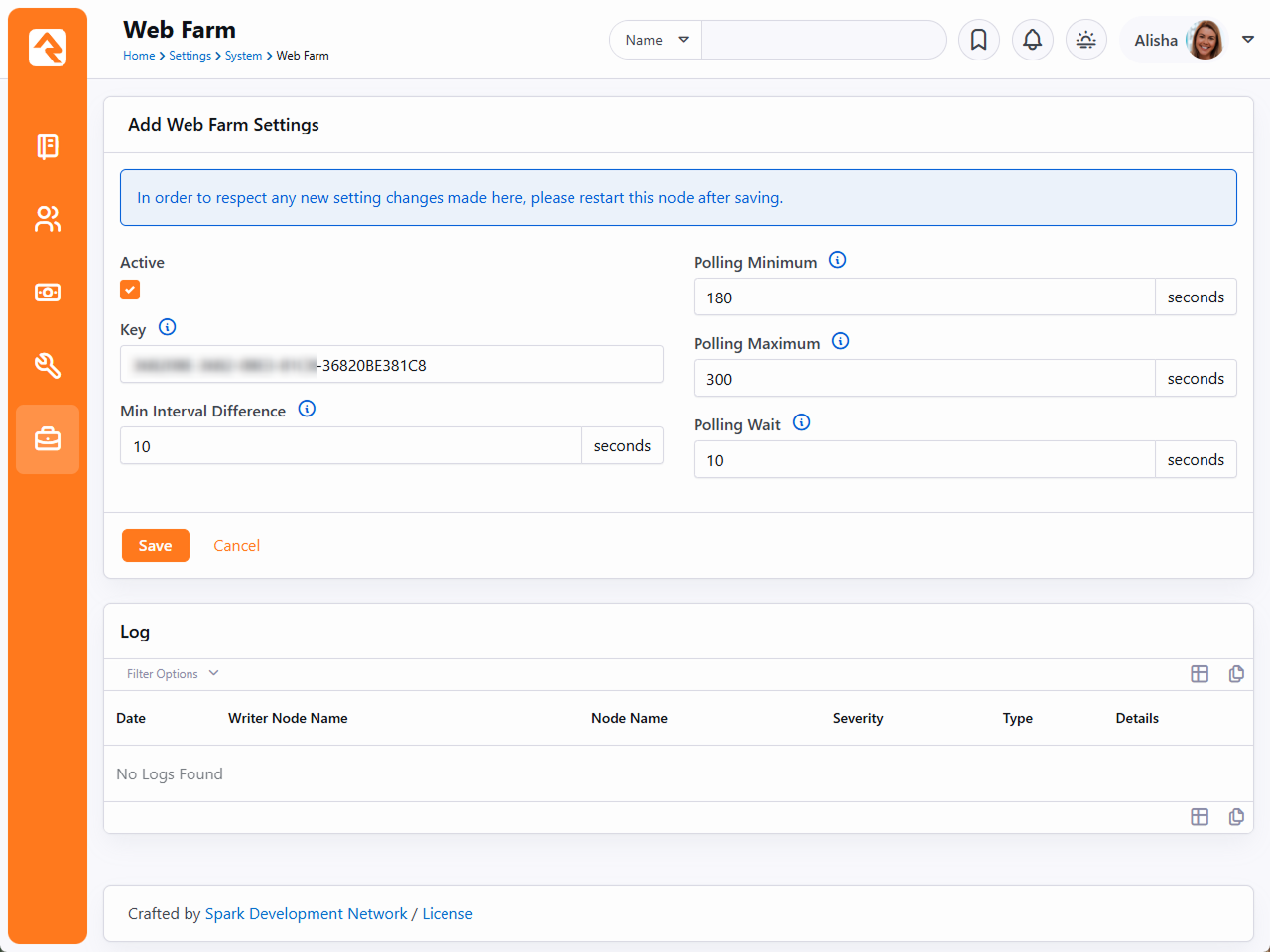 Web Farm Configuration