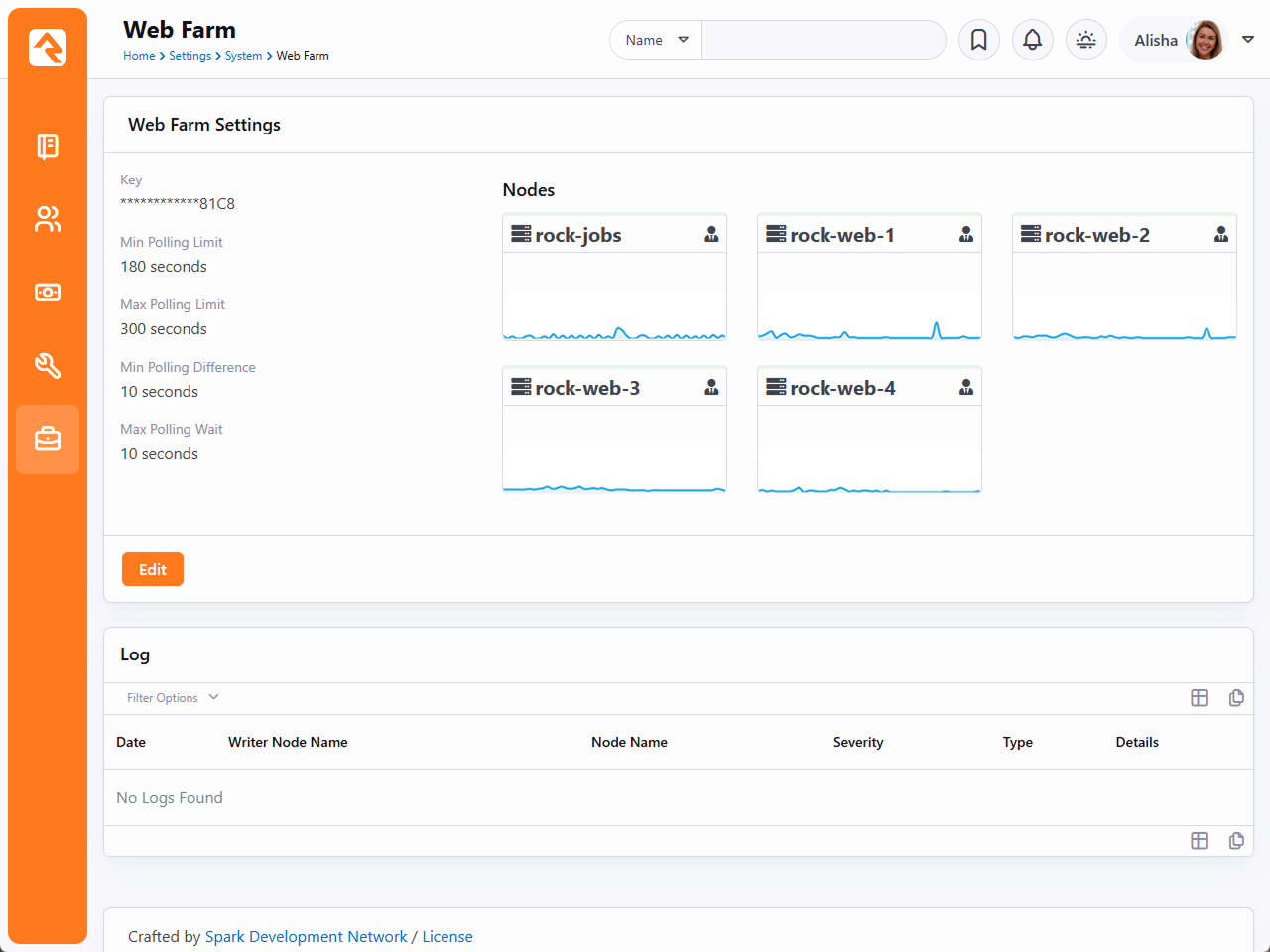 Web Farm Nodes