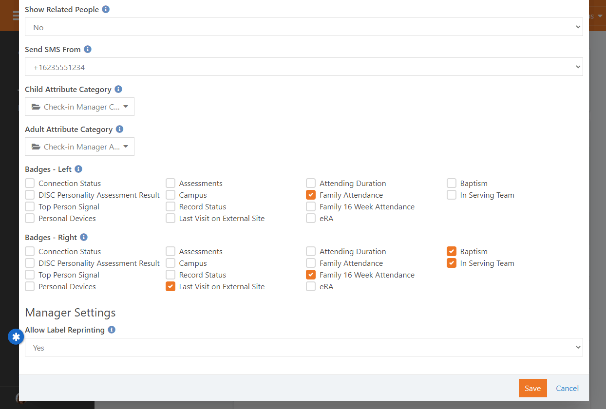 Person Profile Block Setting