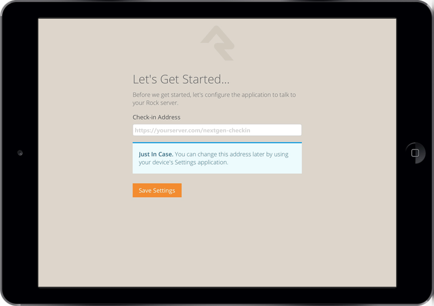 iPad Launch Configuration