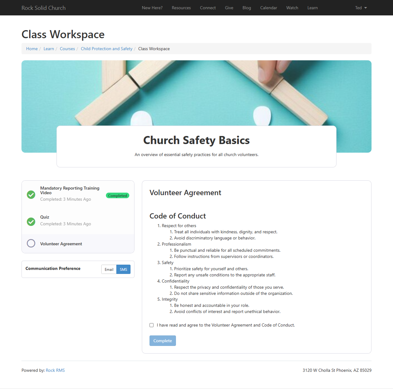 Student Completion View