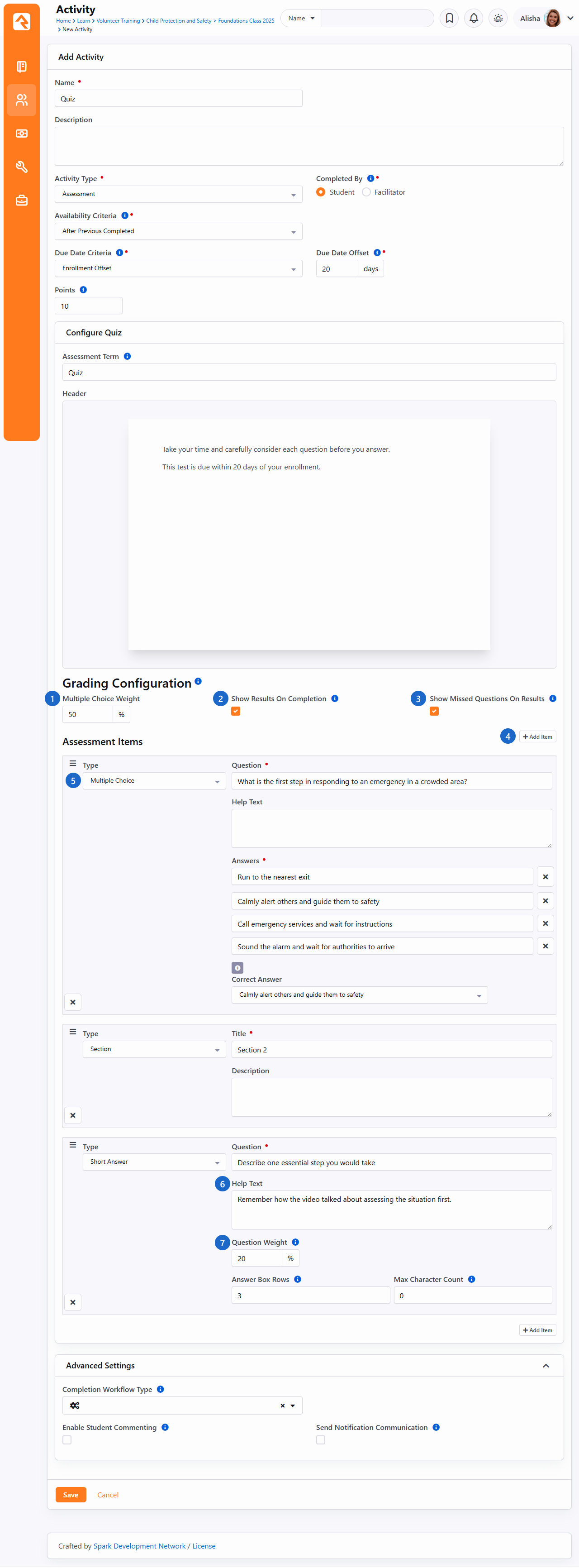 Configuration View