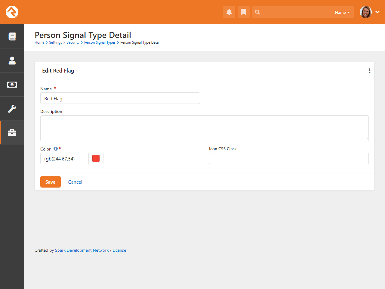 Add Person Signal Type