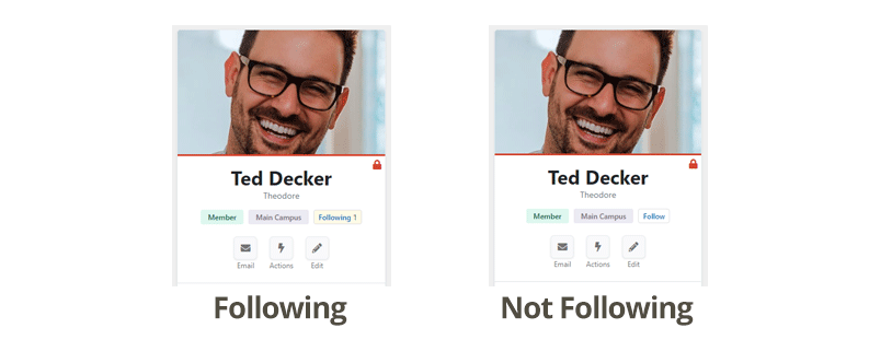 Following An Individual
