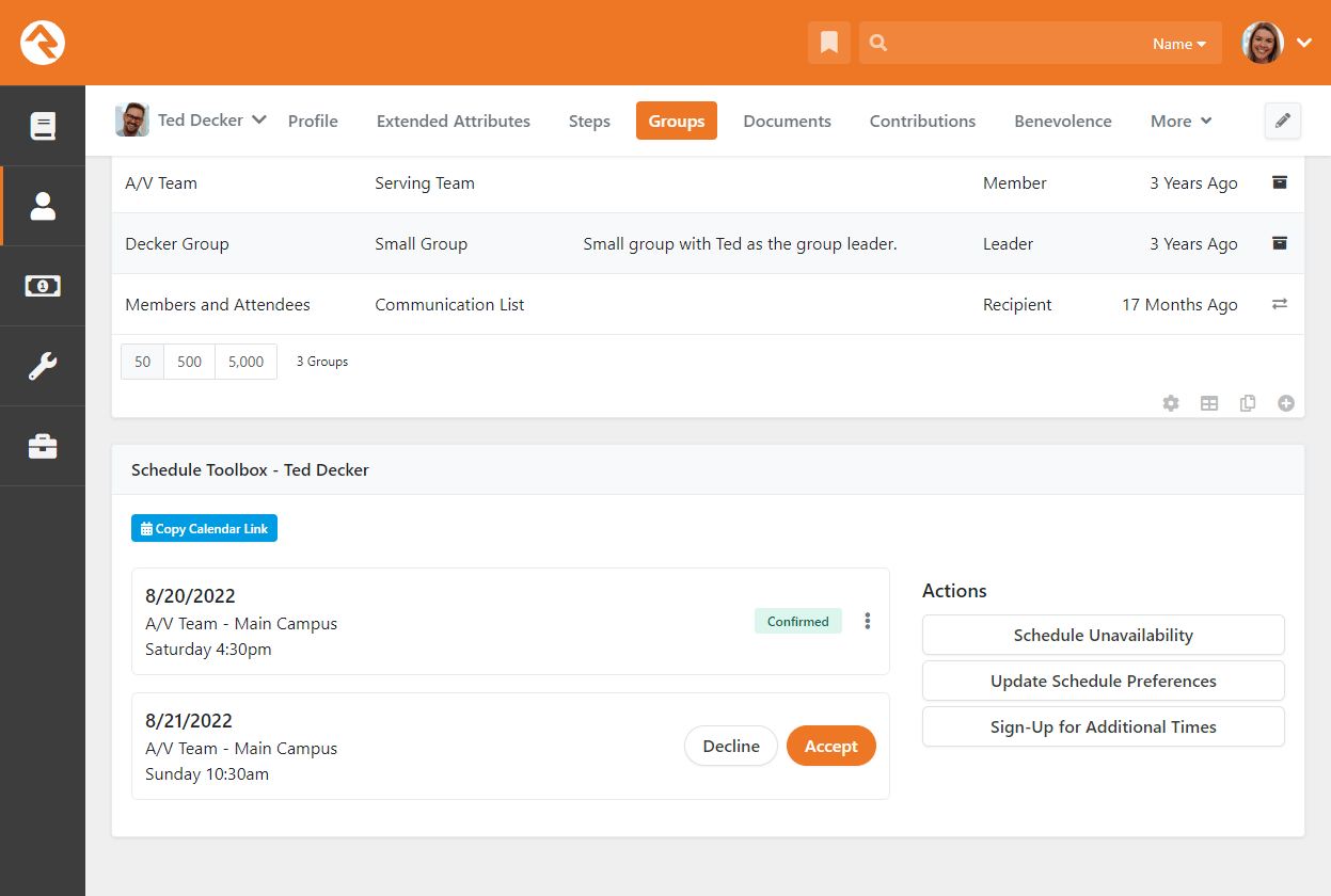 Schedule Toolbox - My Schedule