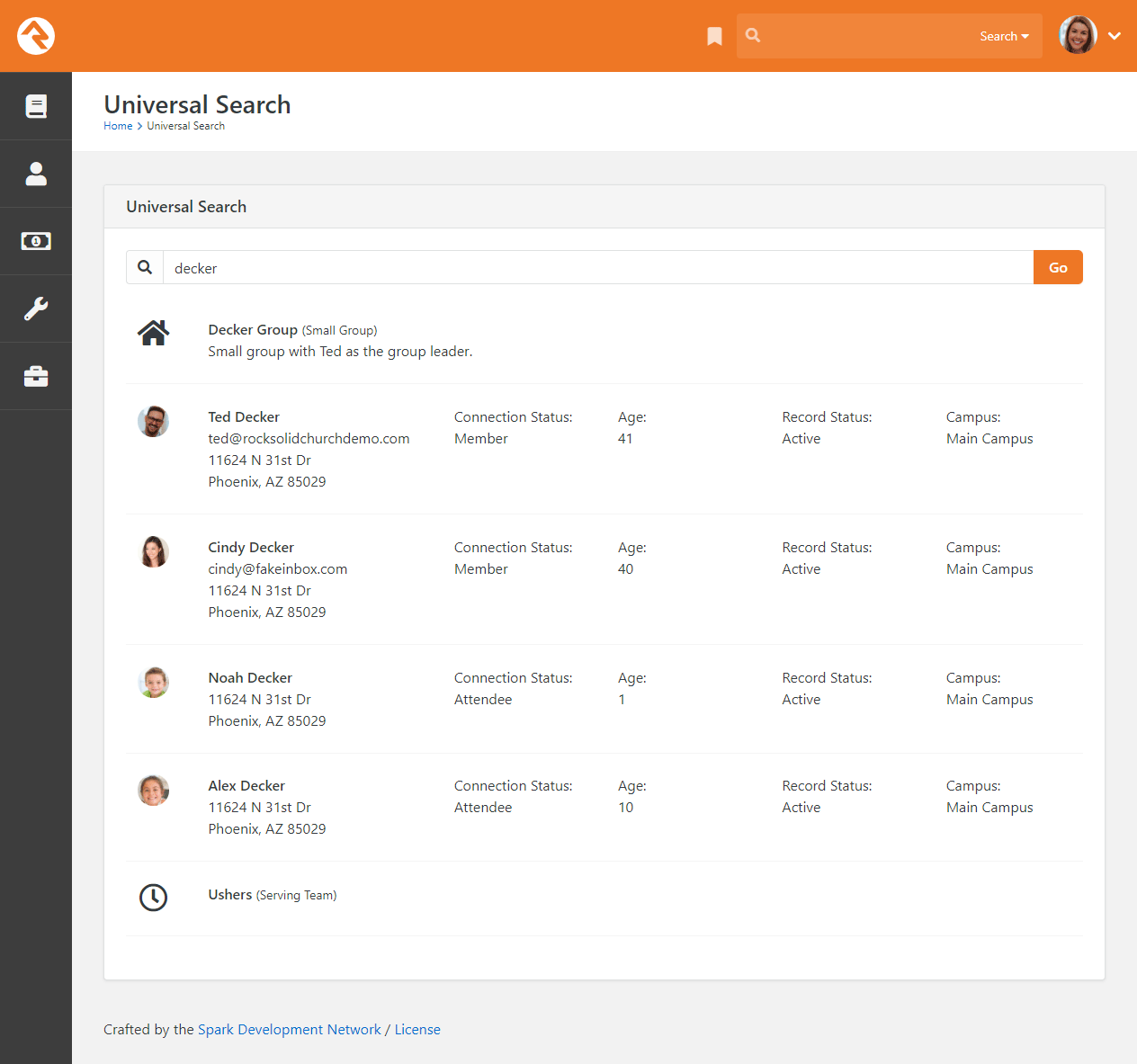 Search Results For Decker Family