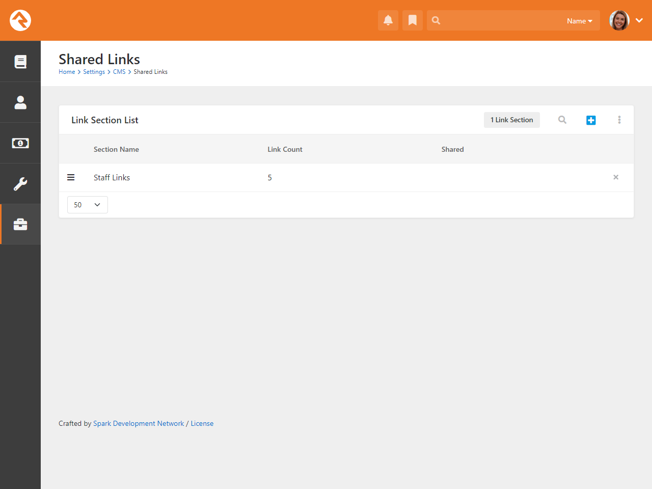 Shared Links