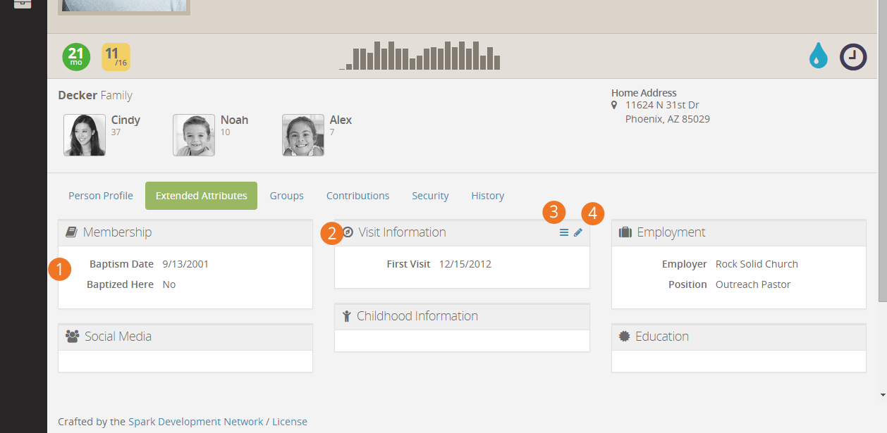 Extended Attributes Subsection