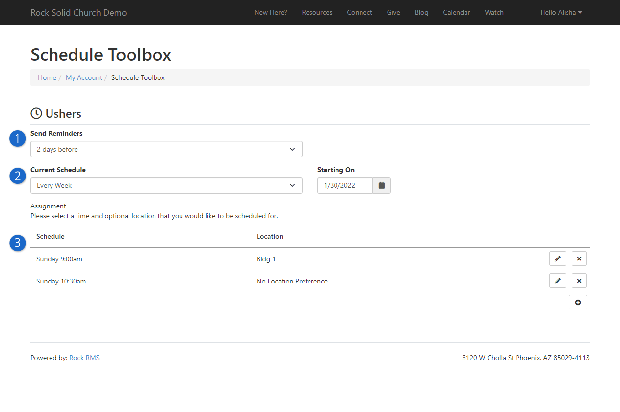 Schedule Toolbox - Preferences