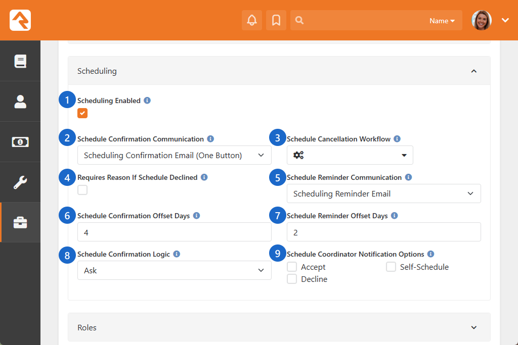 Group Type Scheduling