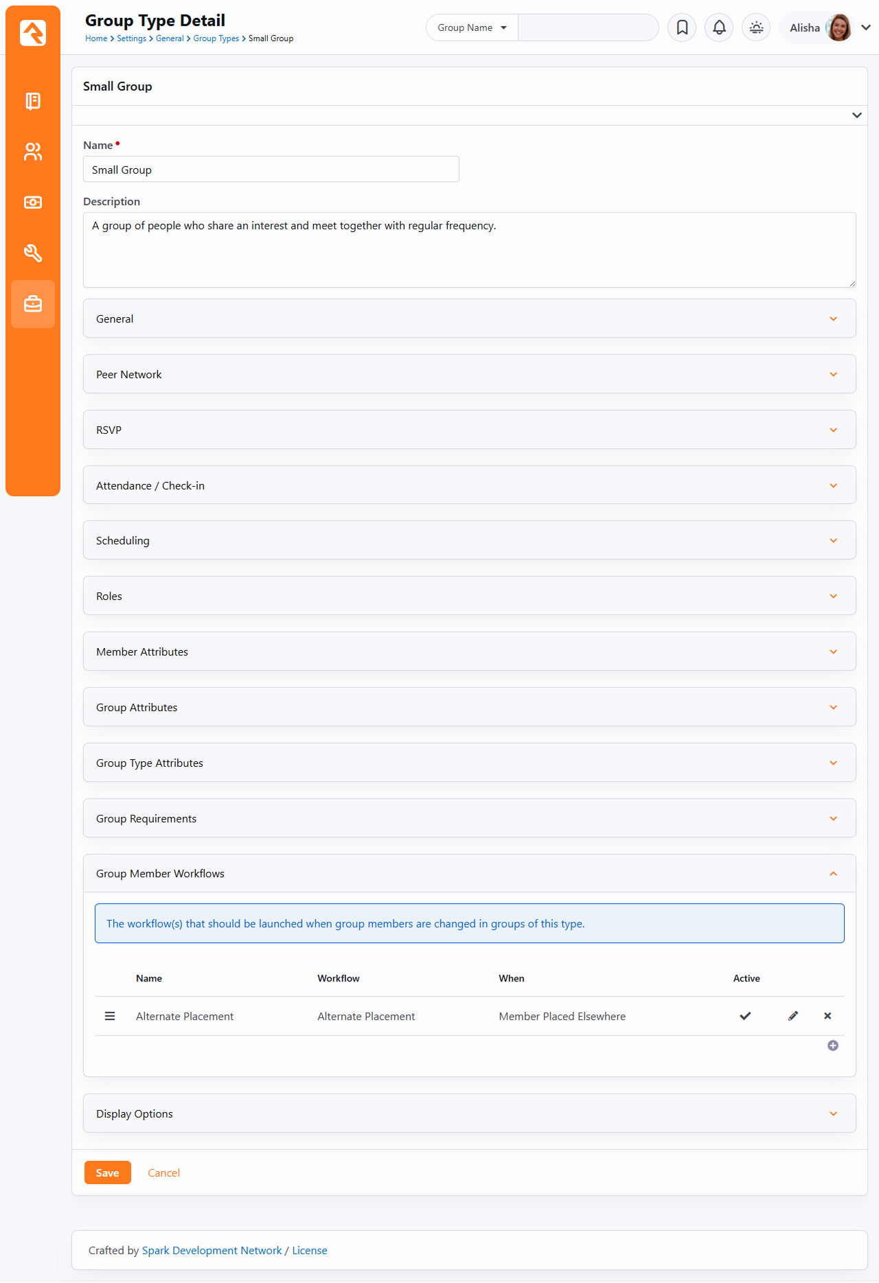 Configuring an Alternate Placement Workflow