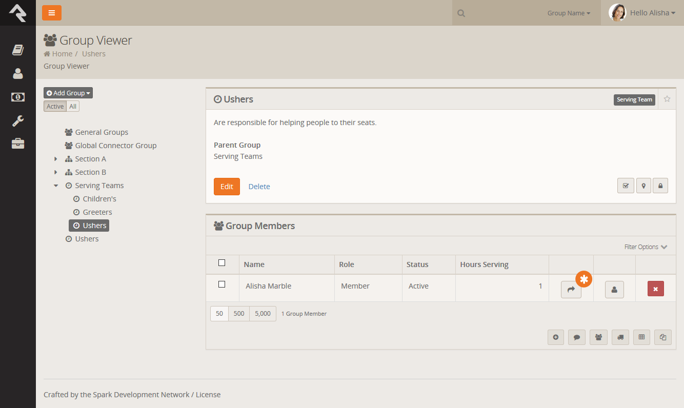 Alternate Placement Button