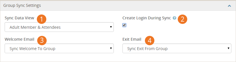 Group Sync Settings