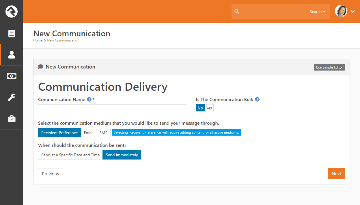 Communication Delivery