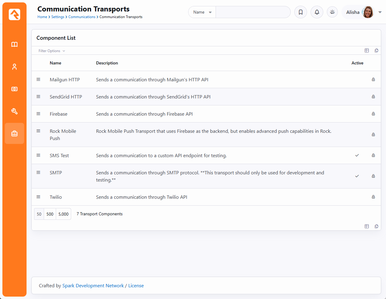 Communication Transports