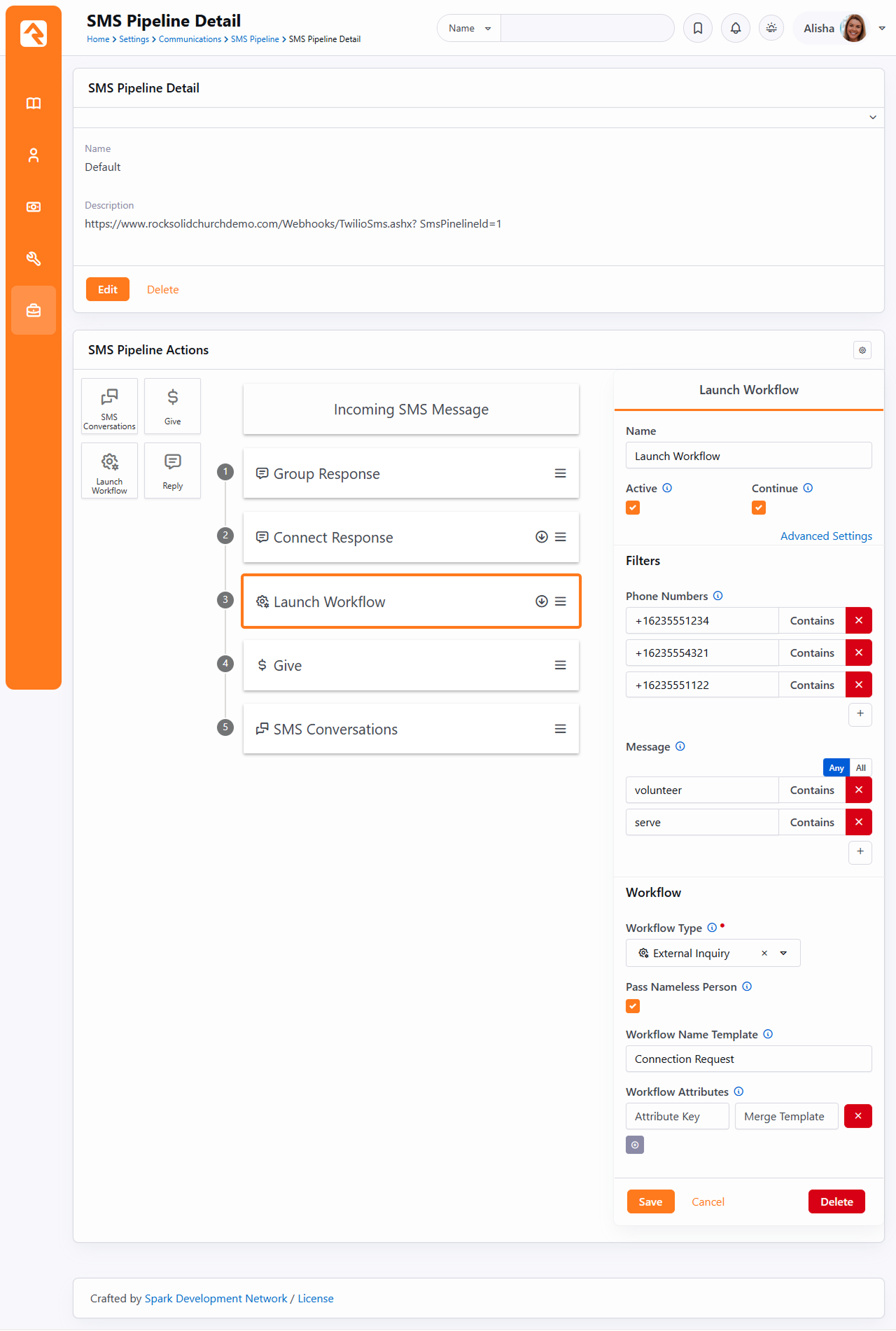 Launch Workflow