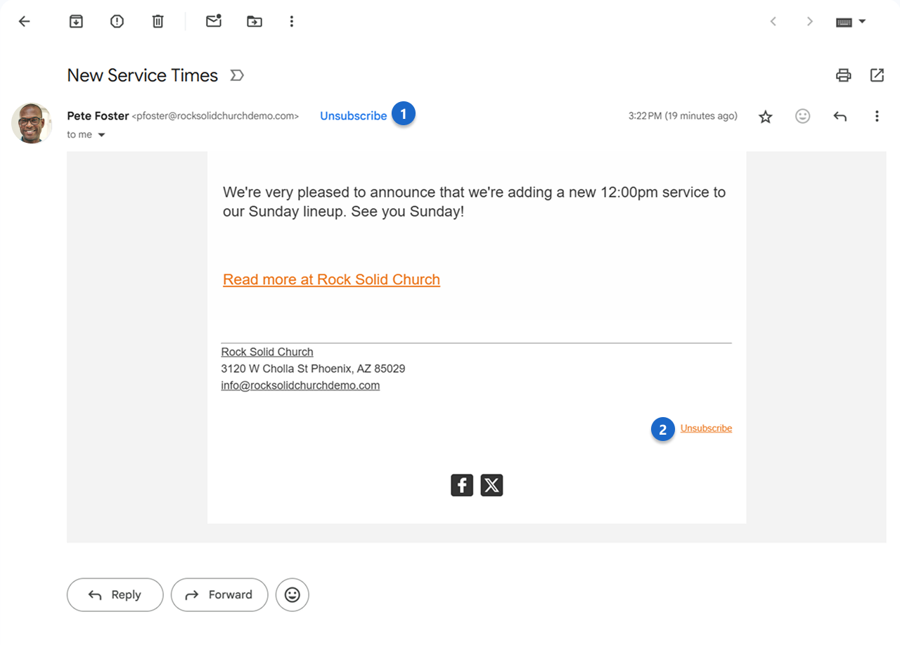 Email Unsubscribe - Gmail