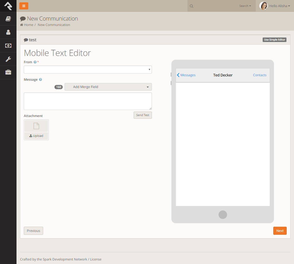 Mobile Text Editor