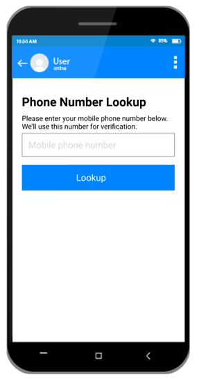 Phone Number Lookup Block
