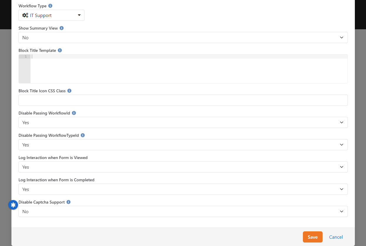 Rock Captcha Block Setting