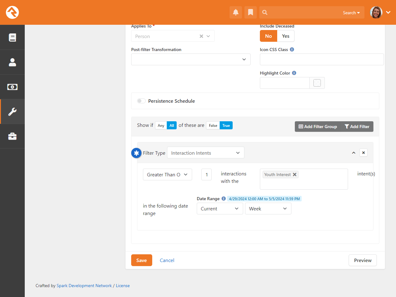 Interaction Intent Data View