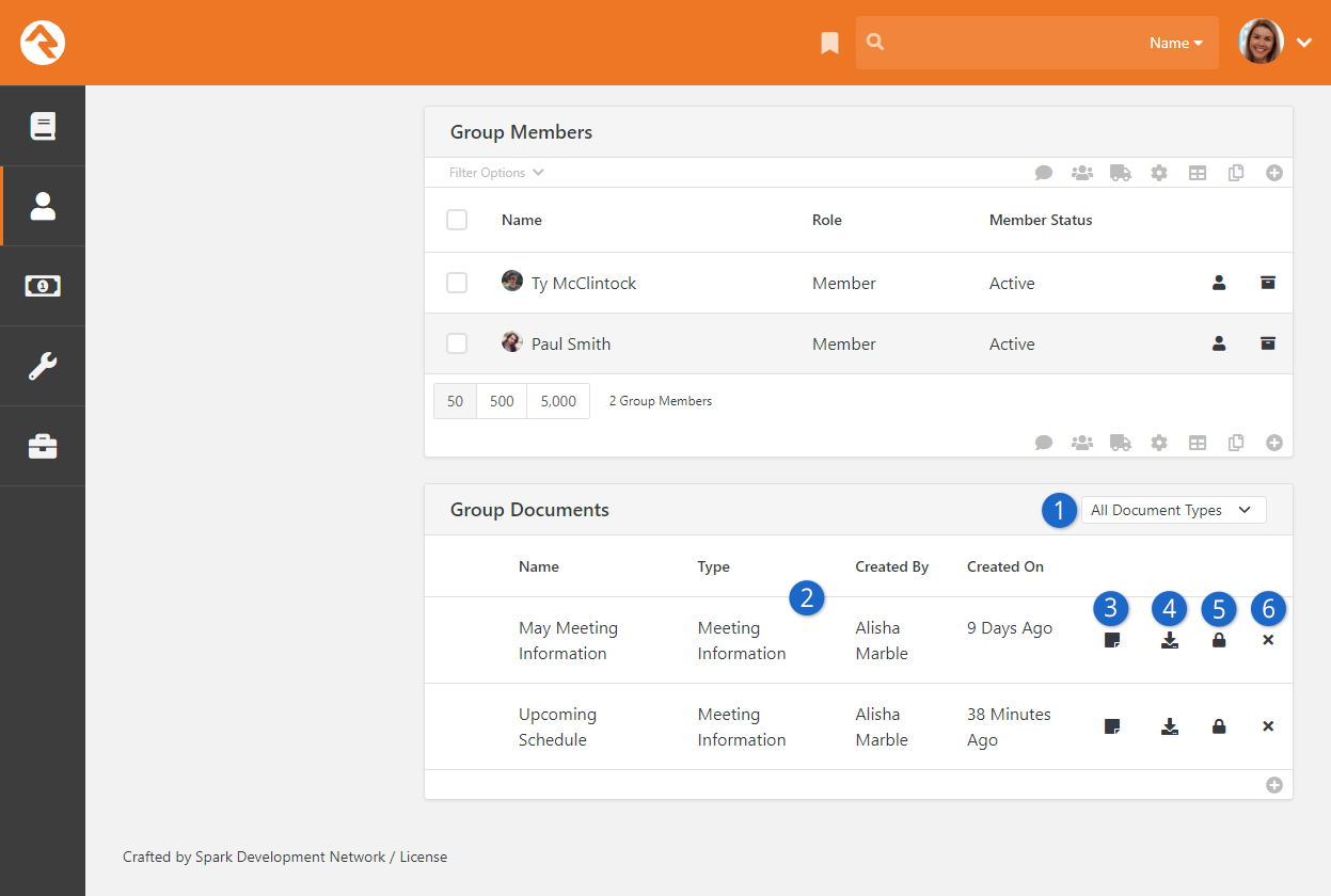 Manage Documents - Group Viewer