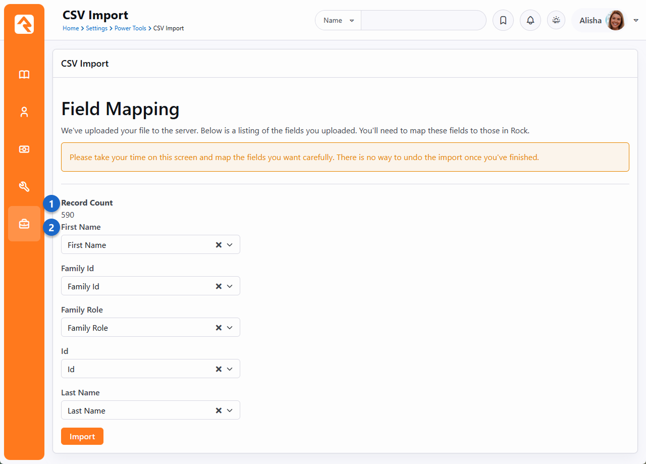 Field Mapping