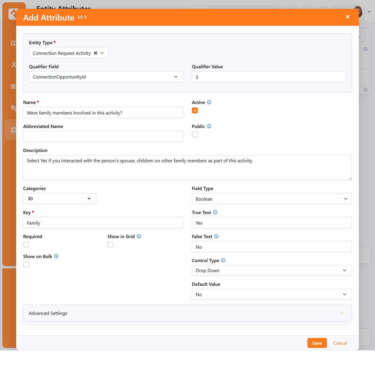Entity Attributes