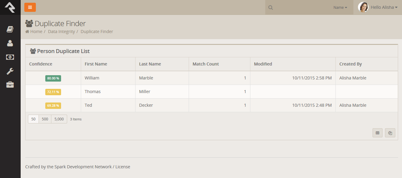 Duplicate List