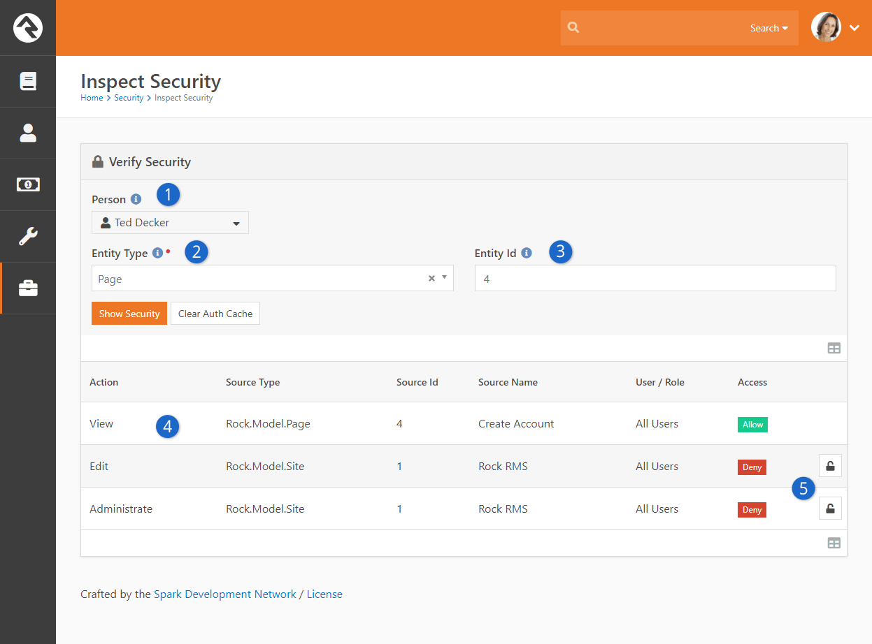 Verify Security Block